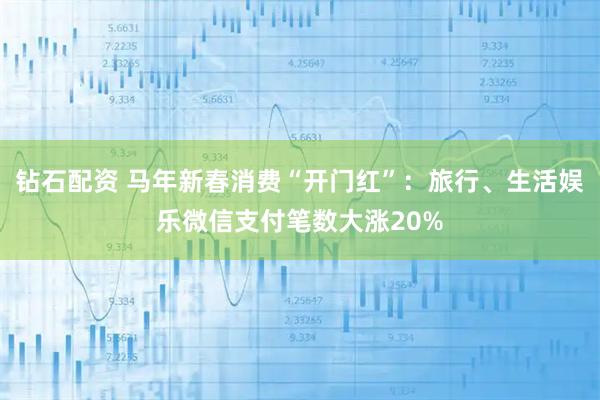 钻石配资 马年新春消费“开门红”：旅行、生活娱乐微信支付笔数大涨20%
