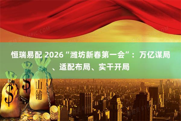 恒瑞易配 2026“潍坊新春第一会”：万亿谋局、适配布局、实干开局