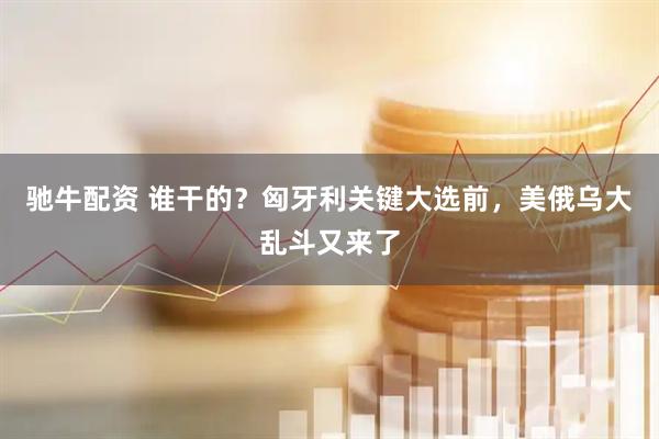 驰牛配资 谁干的？匈牙利关键大选前，美俄乌大乱斗又来了