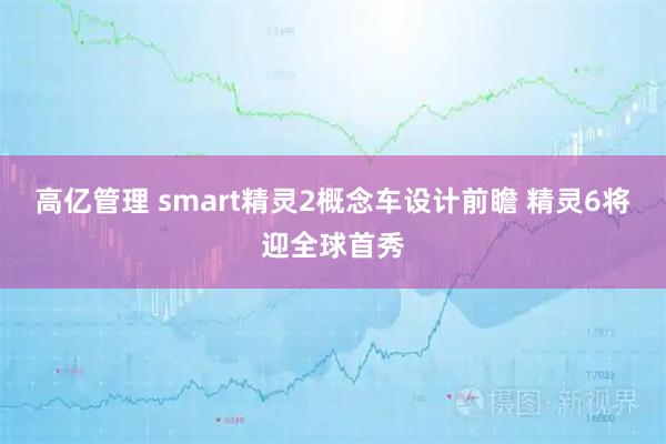 高亿管理 smart精灵2概念车设计前瞻 精灵6将迎全球首秀
