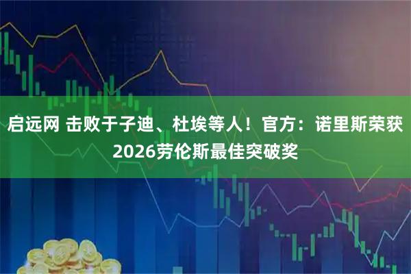 启远网 击败于子迪、杜埃等人！官方：诺里斯荣获2026劳伦斯最佳突破奖