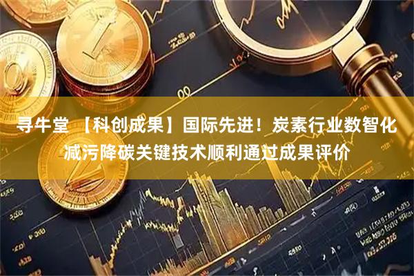 寻牛堂 【科创成果】国际先进！炭素行业数智化减污降碳关键技术顺利通过成果评价